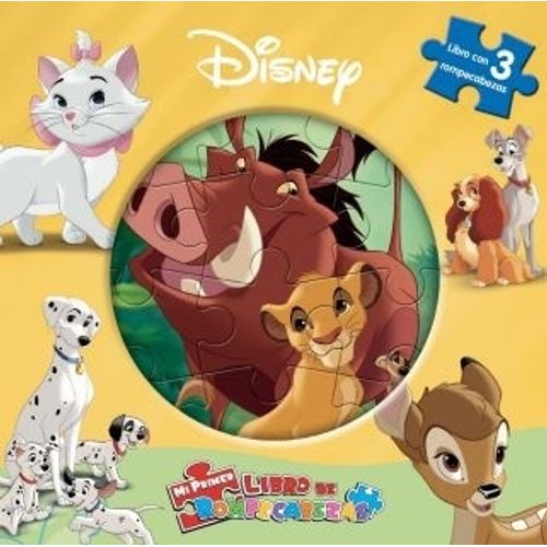 DISNEY ANIMALS - MI PRIMER LIBRO DE ROMPECABEZAS