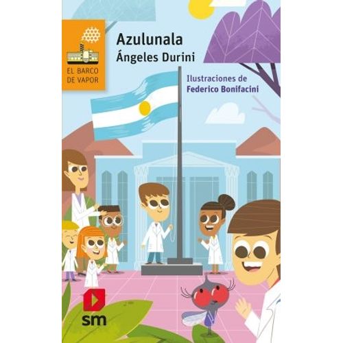 AZULUNALA - BARCO DE VAPOR NARANJA