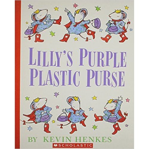 LILLY'S PURPLE PLASTIC PURSE