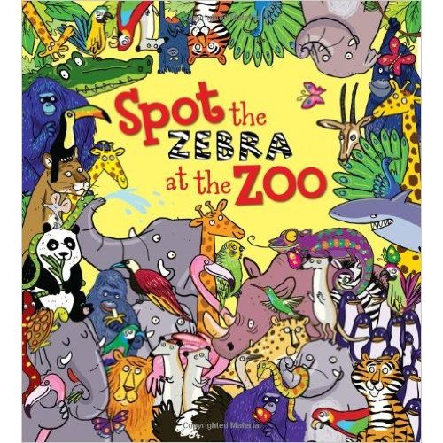 SPOT THE ZEBRA IN THE ZOO