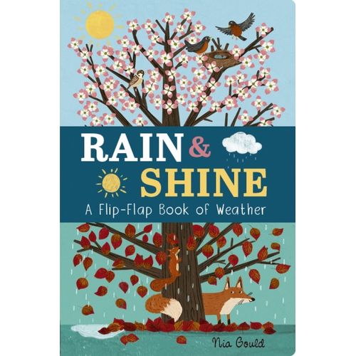 RAIN AND SHINE - A FLIP-FLAP BOOK OF WEATHER - BOARD BOOK