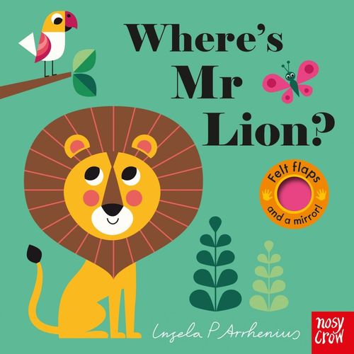 WHERE'S MR LION? - FELT FLAPS - BOARD BOOK