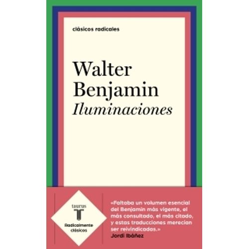 LIBRO ILUMINACIONES - WALTER BENJAMIN