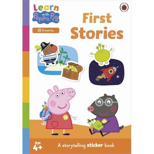 FIRST STORIES - LEARN WITH PEPPA PIG - STICKER BOOK