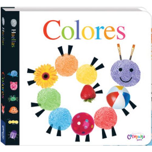 LIBRO COLORES - HUELLAS - CON TEXTURAS