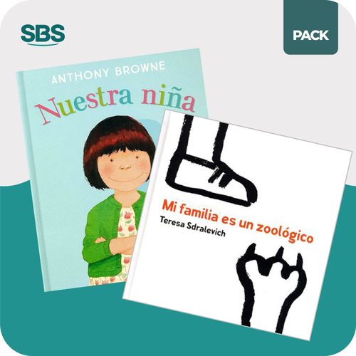 MI FAMILIA ES UN ZOOLOGICO + NUESTRA NINA - 2 LIBROS - SDRAL