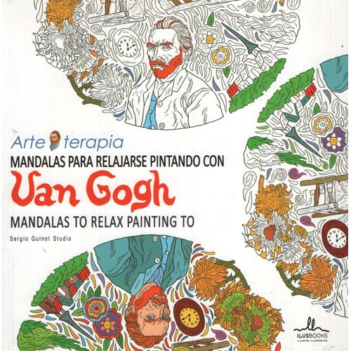 MANDALAS PARA RELAJARSE PINTANDO CON VAN GOGH