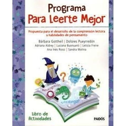 PROGRAMA PARA LEERTE MEJOR - LIBRO DE ACTIVIDADES