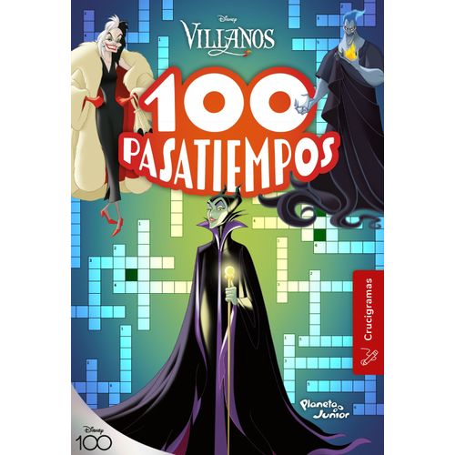 100 PASATIEMPOS - CRUCIGRAMAS - VILLANOS DISNEY