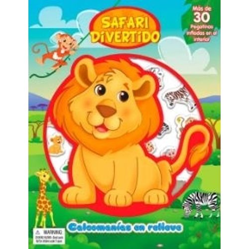 SAFARI DIVERTIDO - CALCOMANIAS EN RELIEVE SAFARI DIVERTIDO - CALCOMANIAS EN RELIEVE
