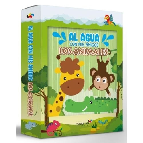 AL AGUA CON MIS AMIGOS LOS ANIMALES - LIBRO DE BAÑO AL AGUA CON MIS AMIGOS LOS ANIMALES - LIBRO DE BAÑO