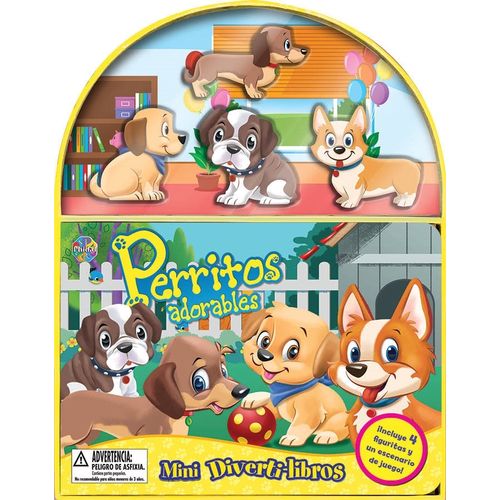 PERRITOS ADORABLES MINI DIVERTI-LIBROS