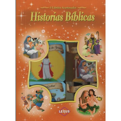 HISTORIAS BIBLICAS 6 LIBRITOS ACARTONADOS (IMPRENTA MAYUSCUL HISTORIAS BIBLICAS 6 LIBRITOS ACARTONADOS (IMPRENTA MAYUSCUL