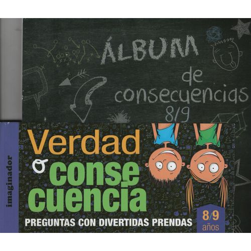 VERDAD O CONSECUENCIA 8/9 AÑOS + ALBUM VERDAD O CONSECUENCIA 8/9 AÑOS + ALBUM