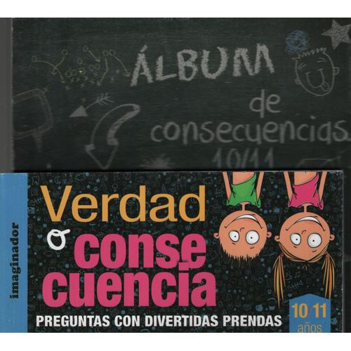 VERDAD O CONSECUENCIA 10/11 AÑOS + ALBUM VERDAD O CONSECUENCIA 10/11 AÑOS + ALBUM