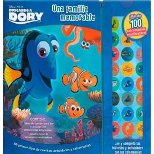 BUSCANDO A DORY - UNA FAMILIA MEMORABLE - INCLUYE 100 STICKE
