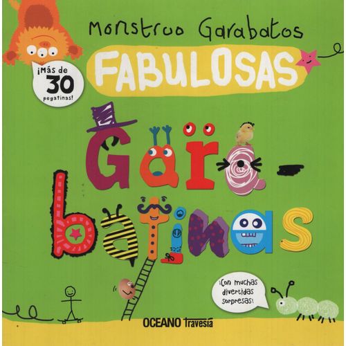 MONSTRUOS GARABATO. FABULOSAS GARABATINAS (CON PEGATINAS)