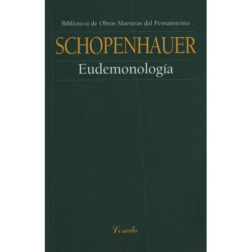 EUDEMONOLOGIA - BIBLIOTECA DE OBRAS MAESTRAS DEL PENSAMIENTO