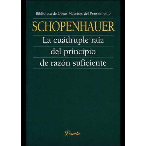 LA CUADRUPLE RAIZ DEL PRINCIPIO DE RAZON SUFICIENTE