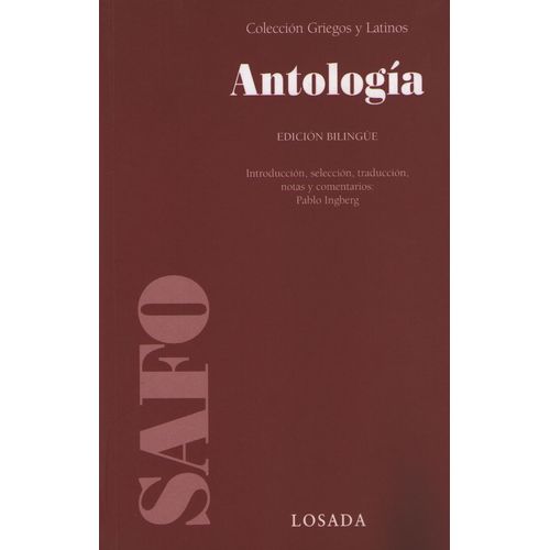 ANTOLOGIA - EDICION BILINGUE - SAFO - LOSADA