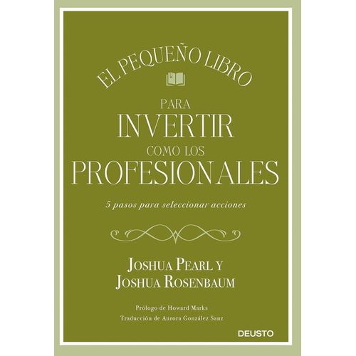EL PEQUEÑO LIBRO PARA  INVERTIR COMO PROFESIONALES - ROSEMBA