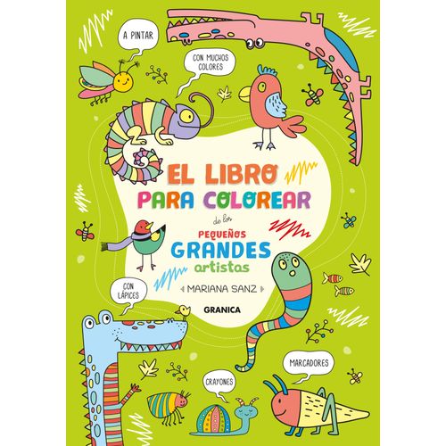 LIBRO PARA COLOREAR DE LOS GRANDES GRANDES ARTISTAS