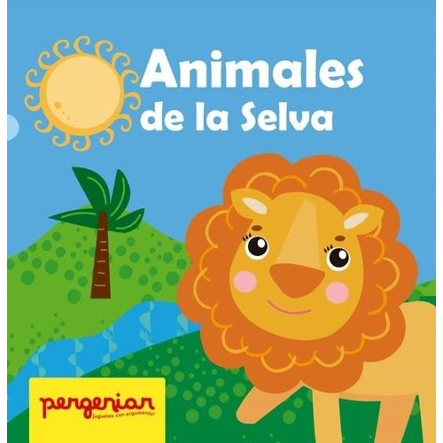 ANIMALES DE LA SELVA - 2 TEXTURAS - CUENTO DE TELA ANIMALES DE LA SELVA - 2 TEXTURAS - CUENTO DE TELA