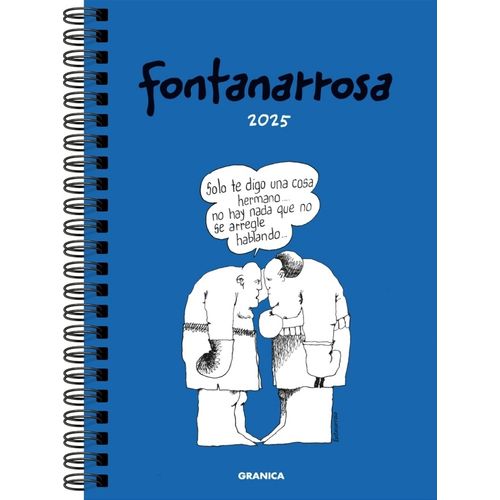 AGENDA 2025 FONTANARROSA ANILLADA AZUL - ROBERTO FONTANARROS