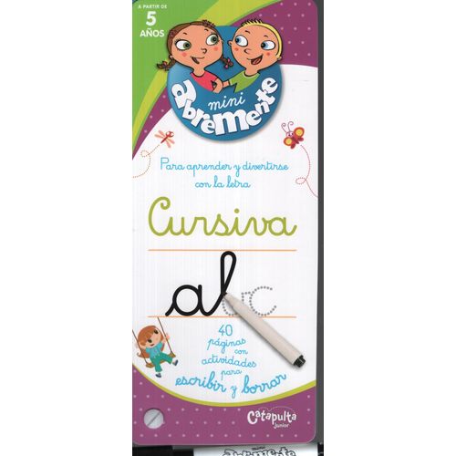 ABREMENTE PARA ESCRIBIR Y BORRAR - CURSIVA