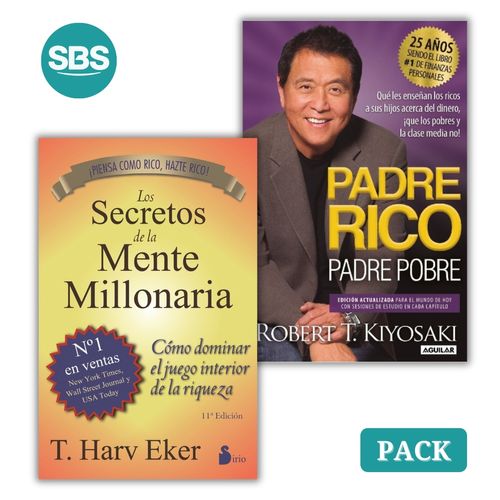 SECRETOS DE LA MENTE MILLONARIA + PADRE RICO, PADRE POBRE -