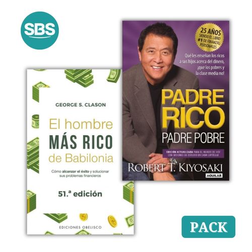 PACK HOMBRE MAS RICO DE BABILONIA + PADRE RICO, PADRE POBRE