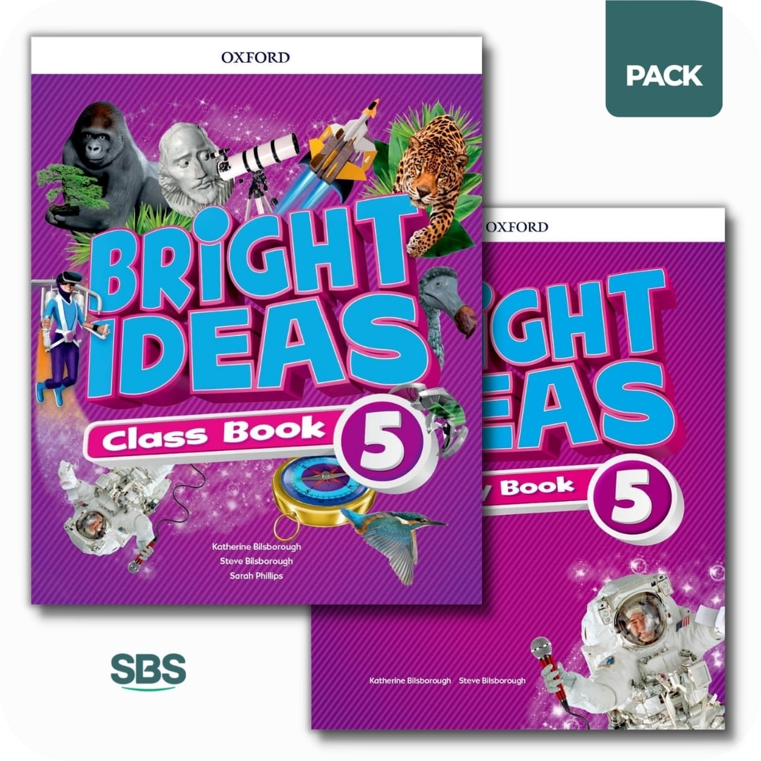 BRIGHT IDEAS 5 - STUDENT'S BOOK + WORKBOOK - 2 LIBROS