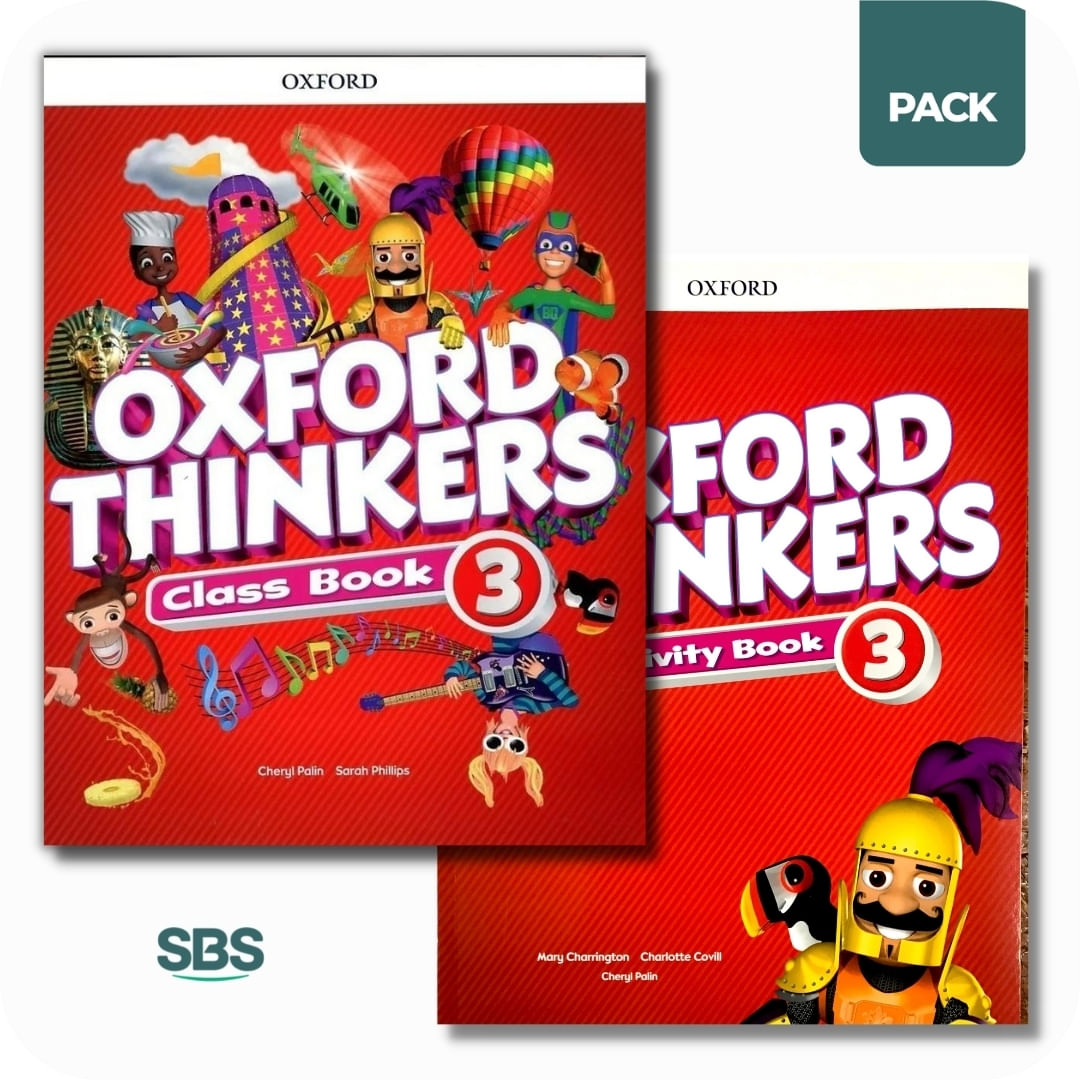 OXFORD THINKERS 3 - STUDENT'S BOOK + WORKBOOK - 2 LIBROS