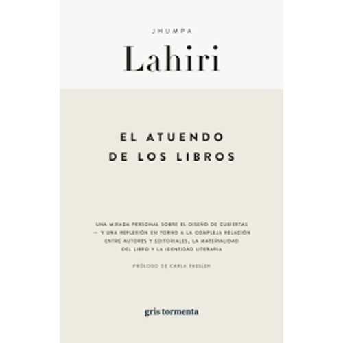 EL ATUENDO DE LOS LIBROS - JHUMPA LAHIRI