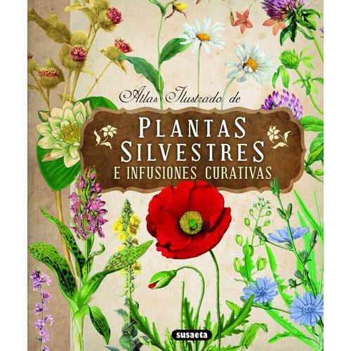 ATLAS ILUSTRADO PLANTAS SILVESTRE E INFUSIONES CURATIVAS
