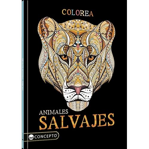 LIBRO COLOREA ANIMALES SALVAJES - COLORES Y EMOCIONES - CONC LIBRO COLOREA ANIMALES SALVAJES - COLORES Y EMOCIONES - CONC
