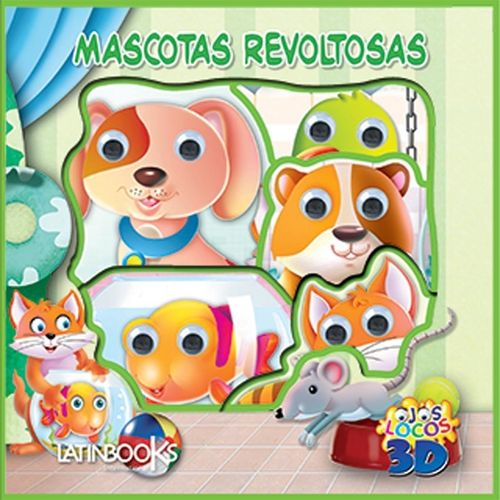 MASCOTAS REVOLTOSAS - OJOS LOCOS 3D (GOMA EVA TROQUELADA) MASCOTAS REVOLTOSAS - OJOS LOCOS 3D (GOMA EVA TROQUELADA)