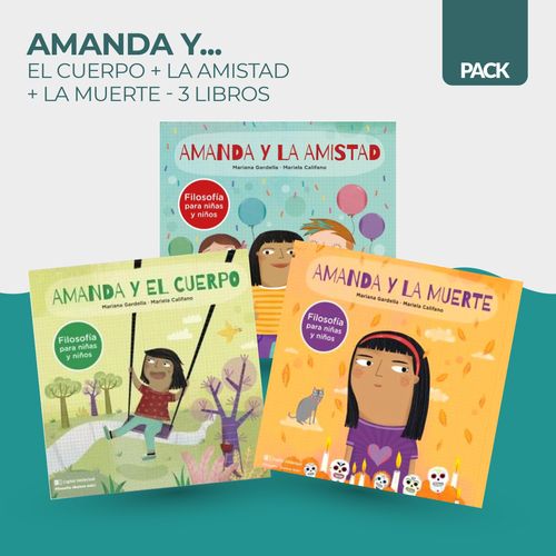PACK AMANDA - EL CUERPO + LA AMISTAD + LA MUERTE - 3 LIBROS