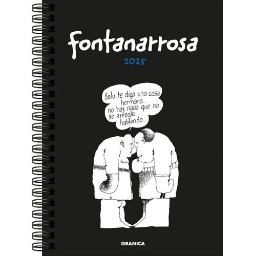AGENDA 2025 FONTANARROSA ANILLADA NEGRA - FONTANARROSA