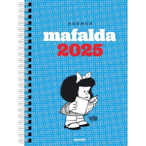 AGENDA 2025 MAFALDA ANILLADA MODULOS TURQUESA - QUINO AGENDA 2025 MAFALDA ANILLADA MODULOS TURQUESA - QUINO