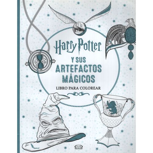 HARRY POTTER Y SUS ARTEFACTOS MAGICOS - LIBRO PARA COLOREAR
