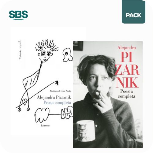 POESIA COMPLETA + PROSA COMPLETA - PIZARNIK - 2 LIBROS