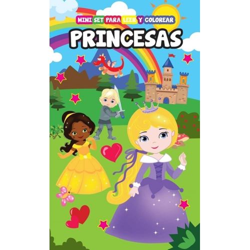PRINCESAS - MINI SET PARA LEER Y COLOREAR