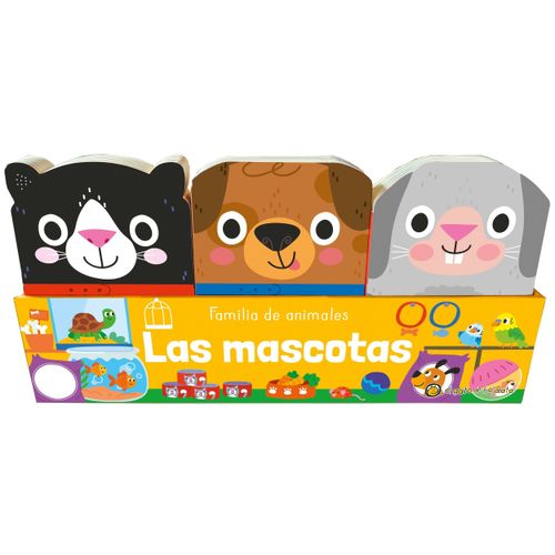 MASCOTAS: CONEJO, GATO Y PERRO - FAMILIA DE ANIMALES