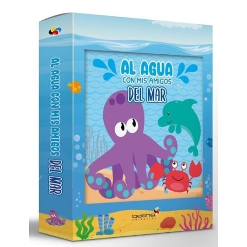 AL AGUA CON MIS AMIGOS DEL MAR - LIBRO DE BAÑO AL AGUA CON MIS AMIGOS DEL MAR - LIBRO DE BAÑO