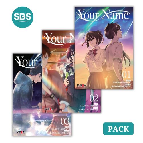 PACK SERIE YOUR NAME - VOL.1 AL 3 - 3 LIBROS