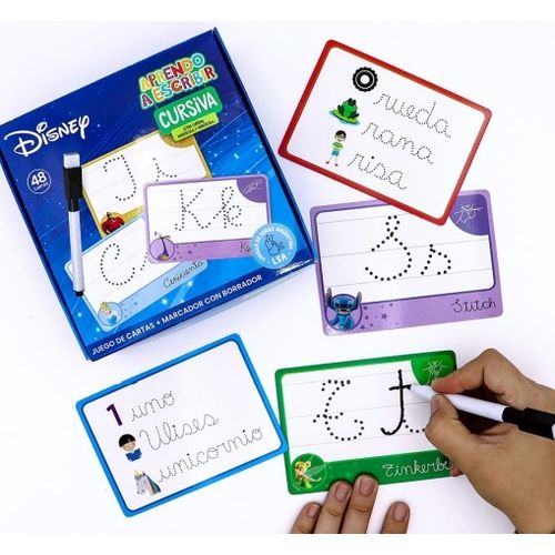 APRENDO A ESCRIBIR LETRA CURSIVA - DISNEY