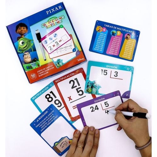 MATEMATICAS 2 MULTIPLICACION Y DIVISION - PIXAR