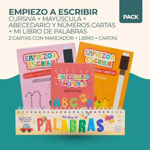 EMPIEZO A ESCRIBIR CURSIVA + MAYUSCULA + ABECEDARIO Y NUMERO