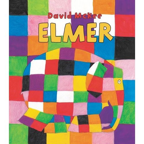 ELMER - PADDED BOARD BOOK - DAVID MCKEE